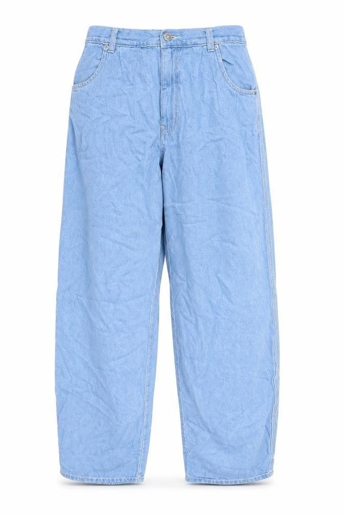 ASOS Womens Blue  Cotton Mom Jeans Size 28 in L32 in Regular Button