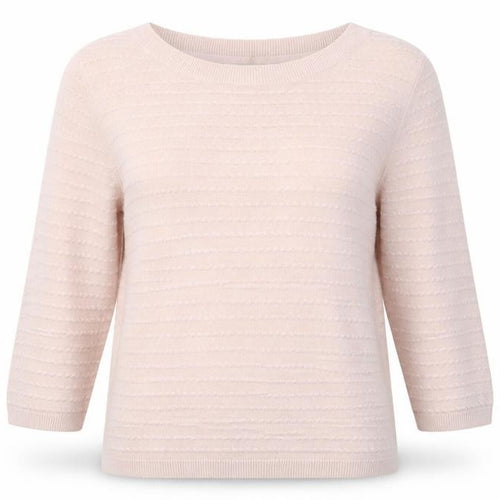 Marks and Spencer Womens Pink Boat Neck  Acrylic Pullover Jumper Size 14