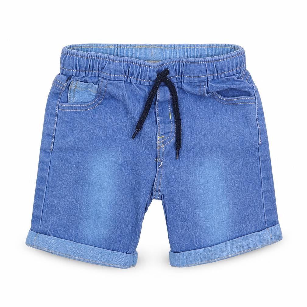 Babybol Boys Blue  Cotton Chino Shorts Size 2 Years  Regular Drawstring