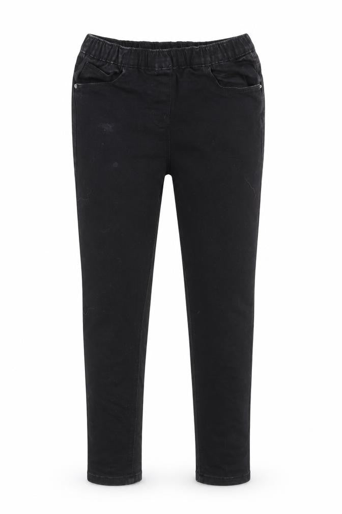 Matalan Girls Black  Cotton Skinny Jeans Size 9 Months  Slim Pullover
