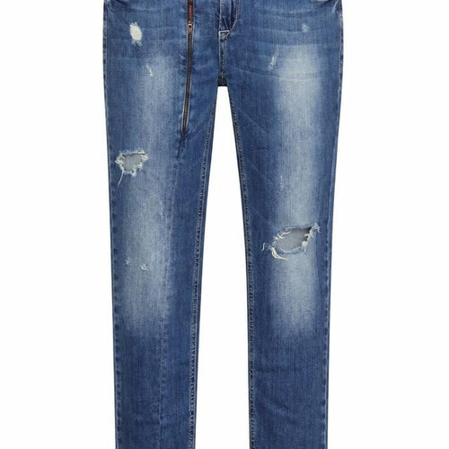 Replus Womens Blue  Cotton Skinny Jeans Size 30 in L26 in Regular Button