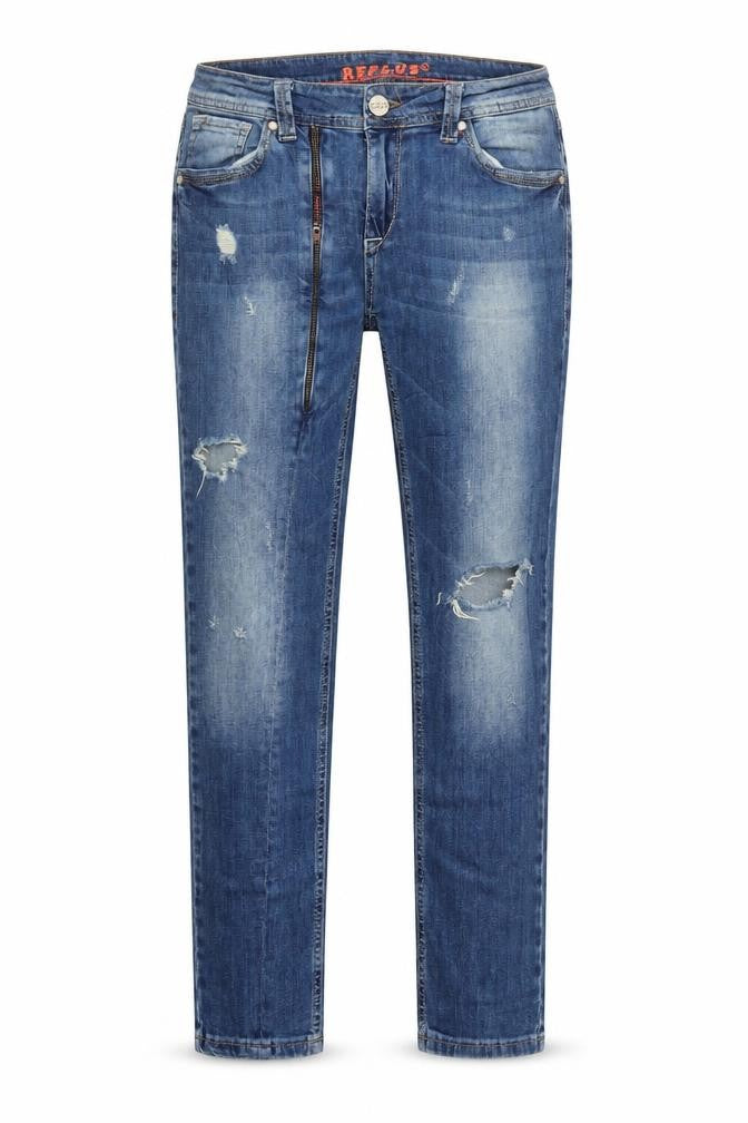 Replus Womens Blue  Cotton Skinny Jeans Size 30 in L26 in Regular Button