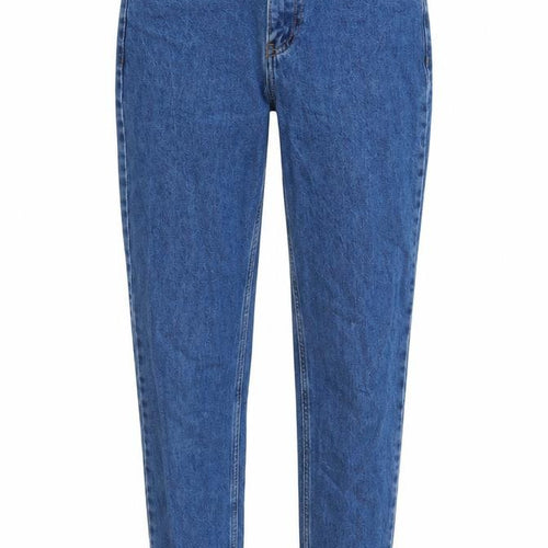 Denim Co Womens Blue  Cotton Tapered Jeans Size 4 L29 in Regular Button