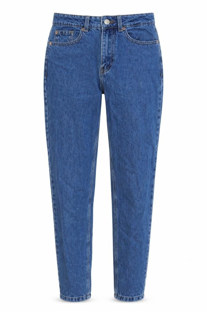 Denim Co Womens Blue  Cotton Tapered Jeans Size 4 L29 in Regular Button