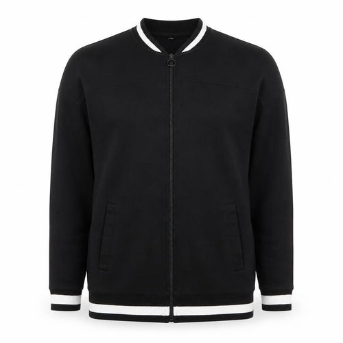 ASOS Womens Black  Cotton Full Zip Sweatshirt Size 10  Zip