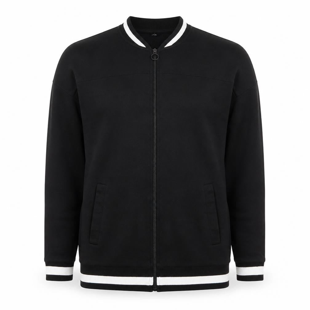ASOS Womens Black  Cotton Full Zip Sweatshirt Size 10  Zip