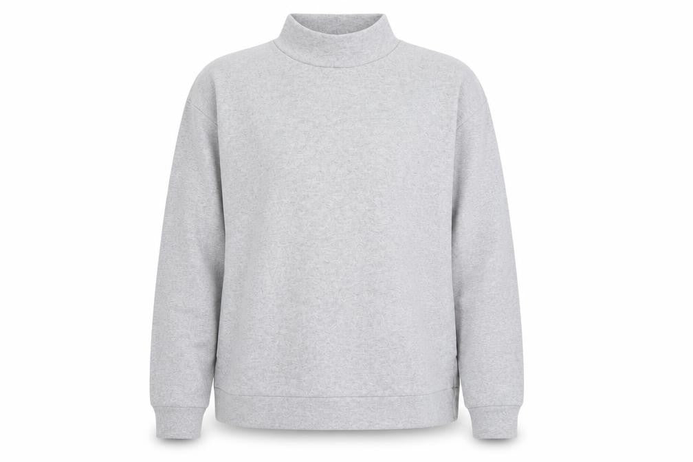 Marks & Spencer Womens Grey  Polyester Pullover Sweatshirt Size 8  Pullover