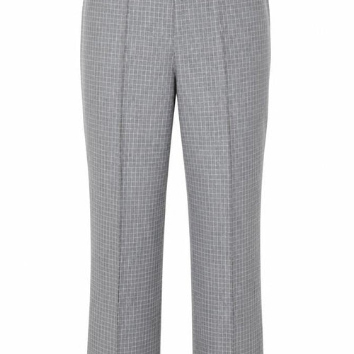 Preworn Womens Grey  Polyester Carrot Trousers Size 12 L25.5 in Regular