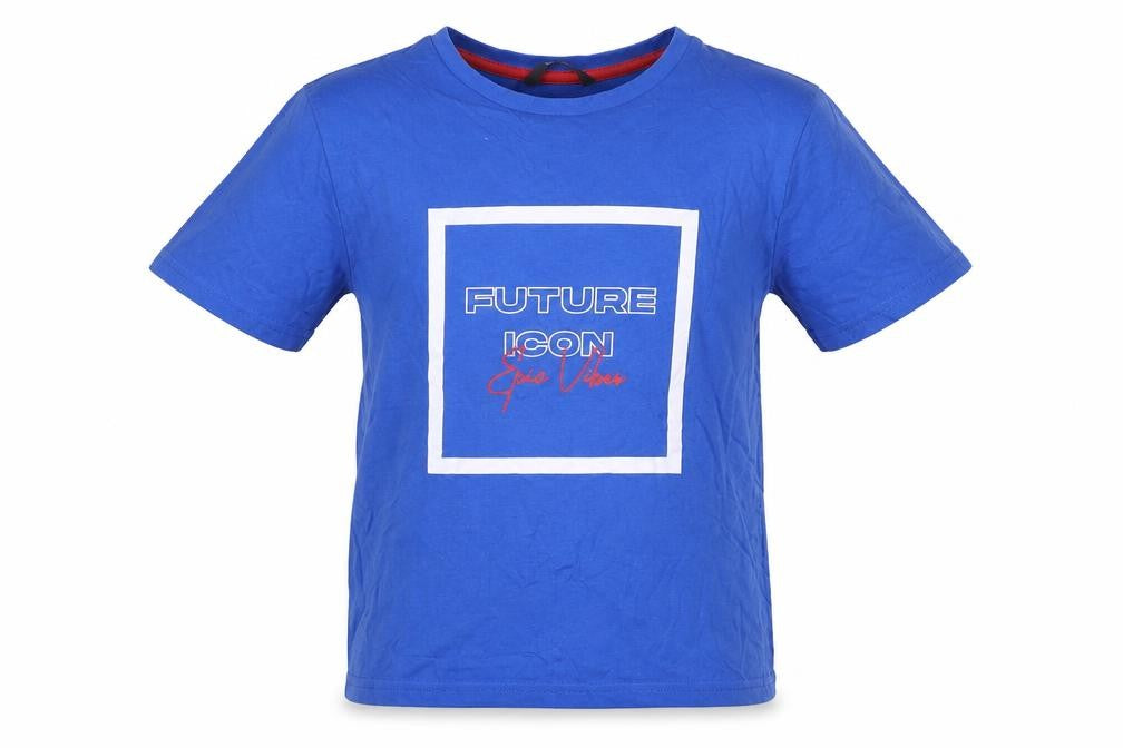 George Girls Blue  Cotton Pullover T-Shirt Size 11-12 Years Crew Neck Pullover - Future Icon