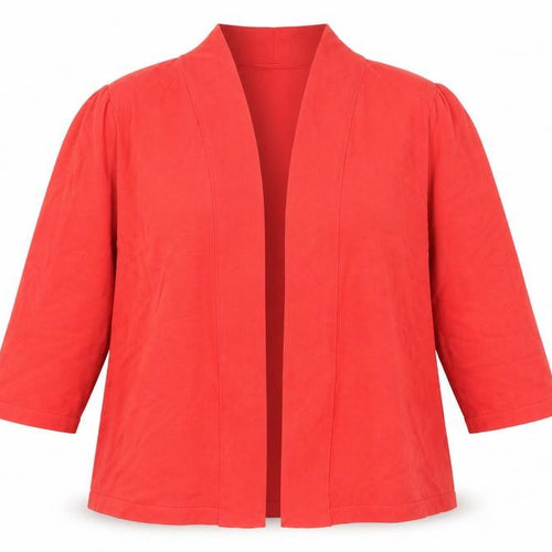 Alex & Co Womens Red V-Neck  Viscose Cardigan Jumper Size 12