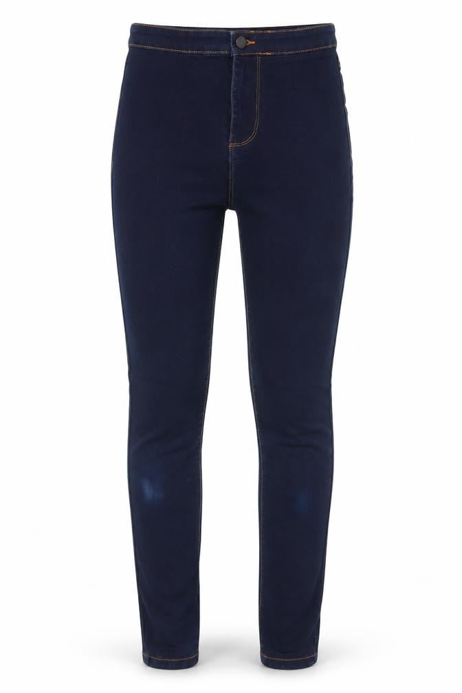 Denim co Womens Blue  Cotton Skinny Jeans Size 8 L29 in Regular Button
