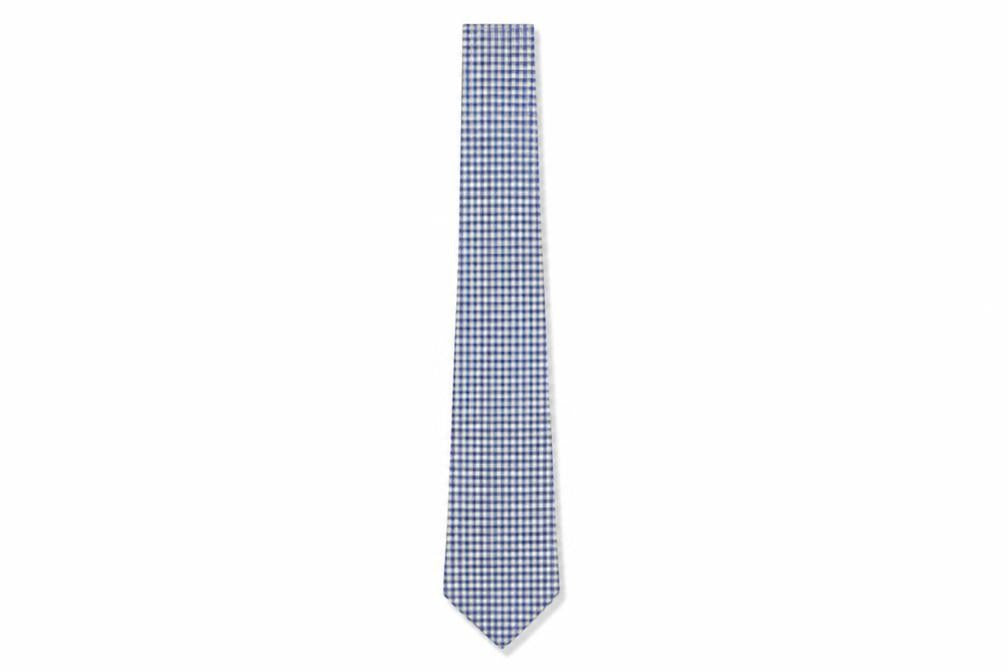 ruterford Mens Multicoloured Plaids & Checks Silk Pointed Tie One Size