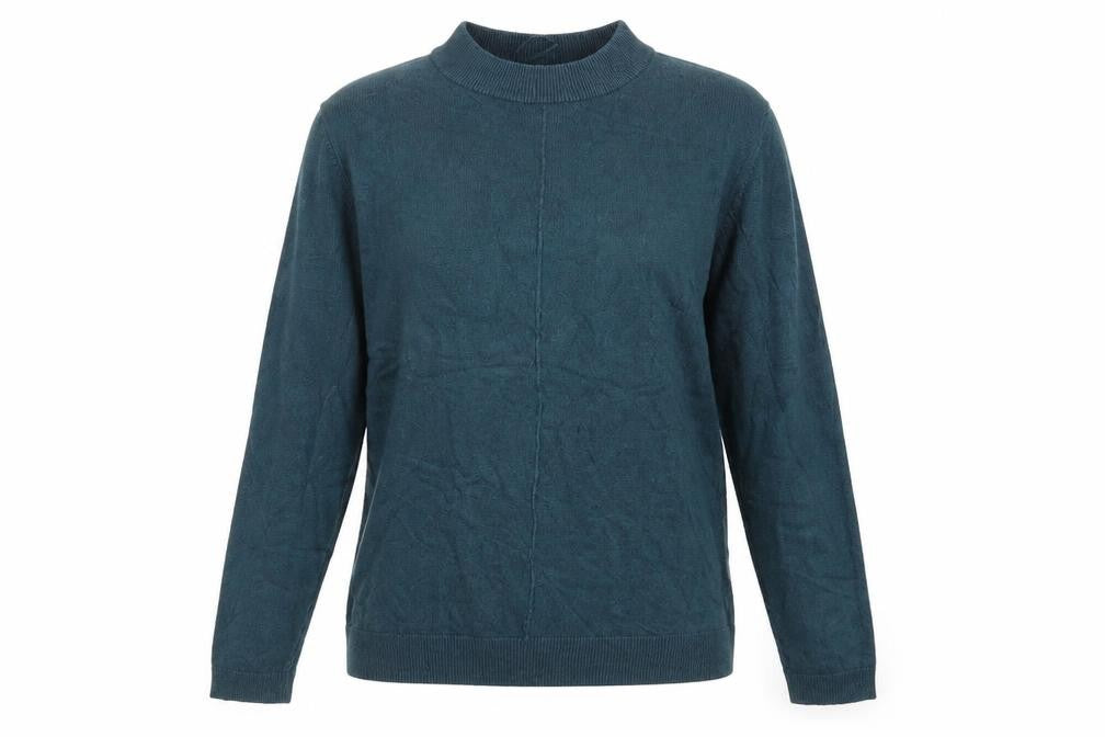 INTUITION Womens Blue Round Neck  Acrylic Pullover Jumper Size 12   - Size 12-14