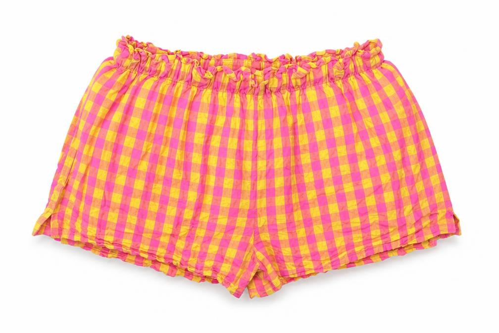 NEXT Girls Pink Check 100% Cotton Skimmer Shorts Size 11 Years  Regular