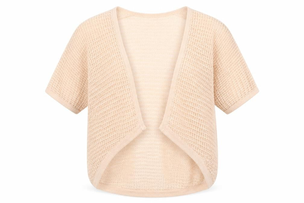 Warehouse Womens Pink Square Neck  Acrylic Cardigan Jumper Size 6