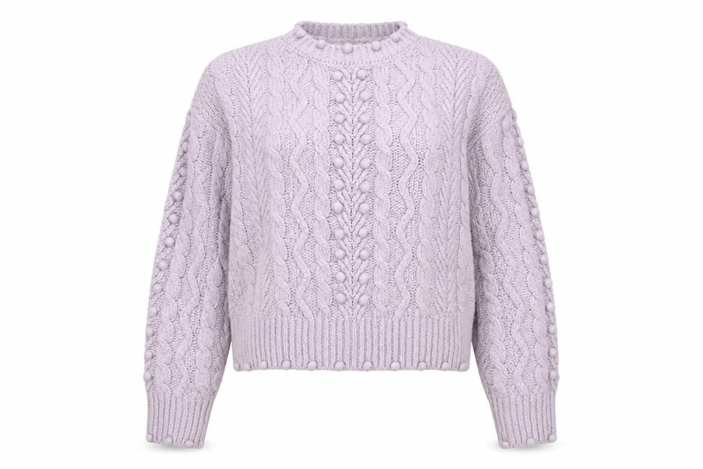 George Womens Pink Crew Neck  Acrylic Pullover Jumper Size 12   - 12-14