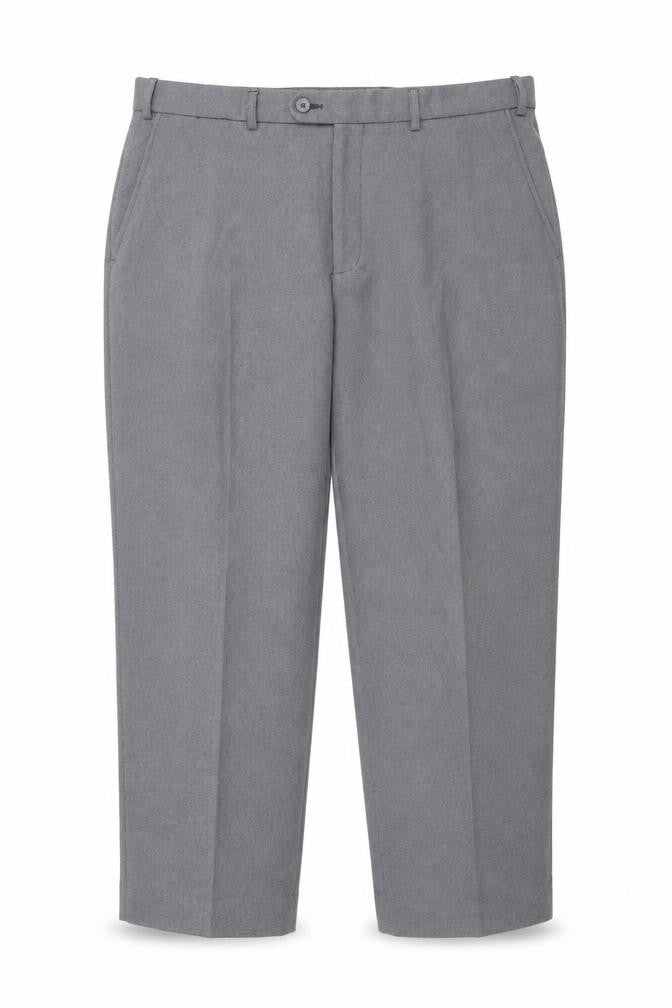 Marks and Spencer Womens Grey  Polyester Carrot Trousers Size 40 in L29 in Regular Zip