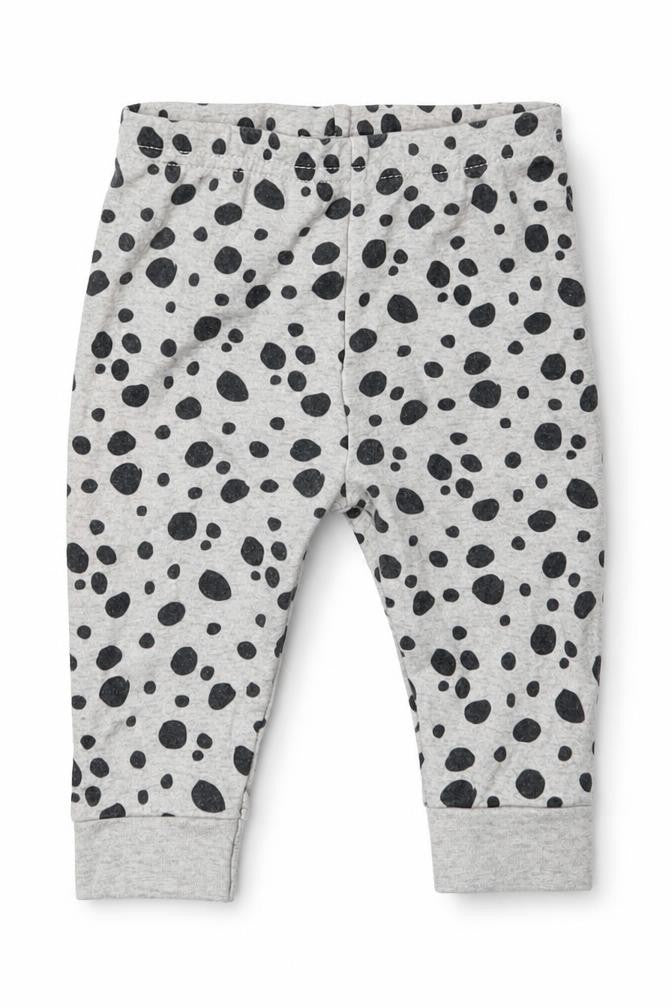 Geprge Girls Grey Animal Print Cotton Capri Leggings Size 3-6 Months