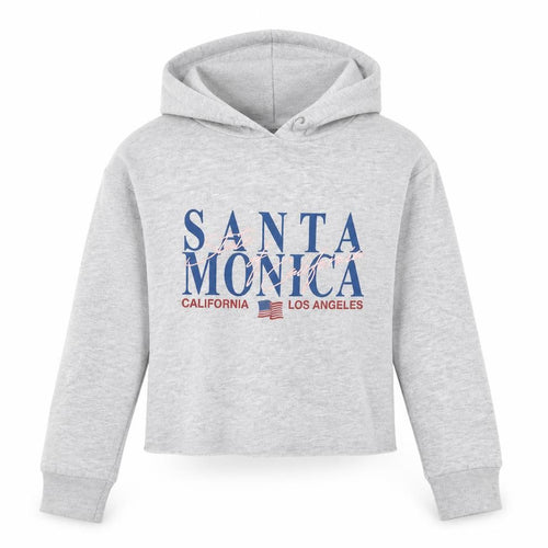 New Look Girls Grey  Polyester Pullover Hoodie Size 12-13 Years   - Cropped