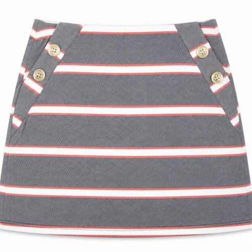 Oasis Womens Blue Striped Viscose A-Line Skirt Size S