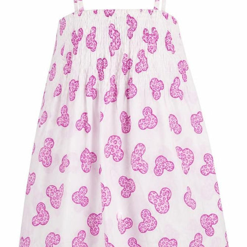 Disneyland Resort Girls White  100% Cotton A-Line  Size S  Square Neck Pullover - Disneyland resort Minnie Mouse