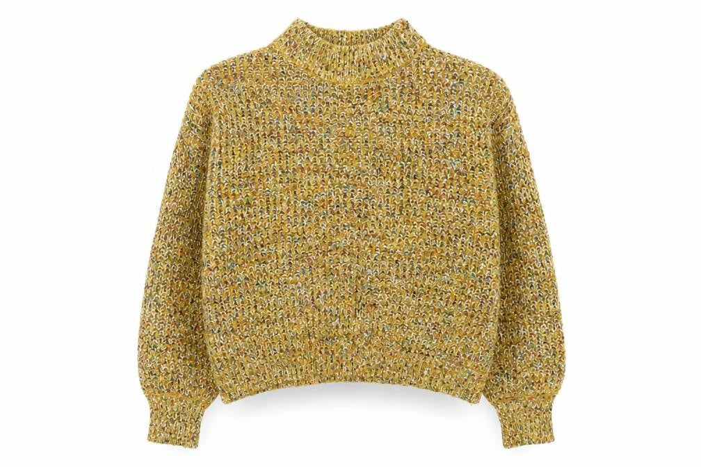 Matalan Womens Yellow Crew Neck  Polyester Pullover Jumper Size L