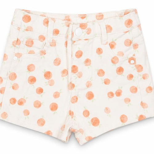 Primark Girls White  Cotton Cropped Jeans Size 12-18 Months  Snap
