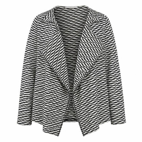 George Womens Beige V-Neck Geometric Polyester Cardigan Jumper Size 12