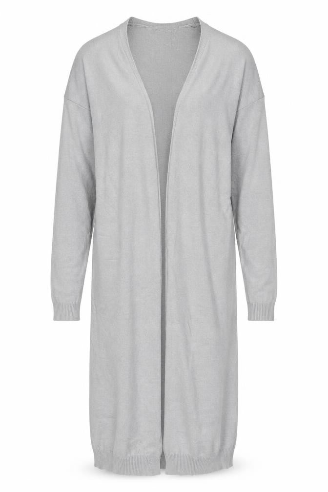 Peacocks Womens Grey V-Neck  Acrylic Cardigan Jumper Size S