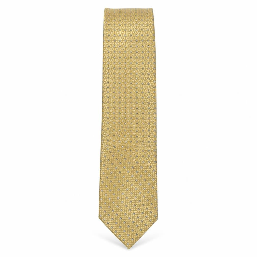 Front view of Scott & Taylor men’s multicoloured geometric polyester pointed tie one size