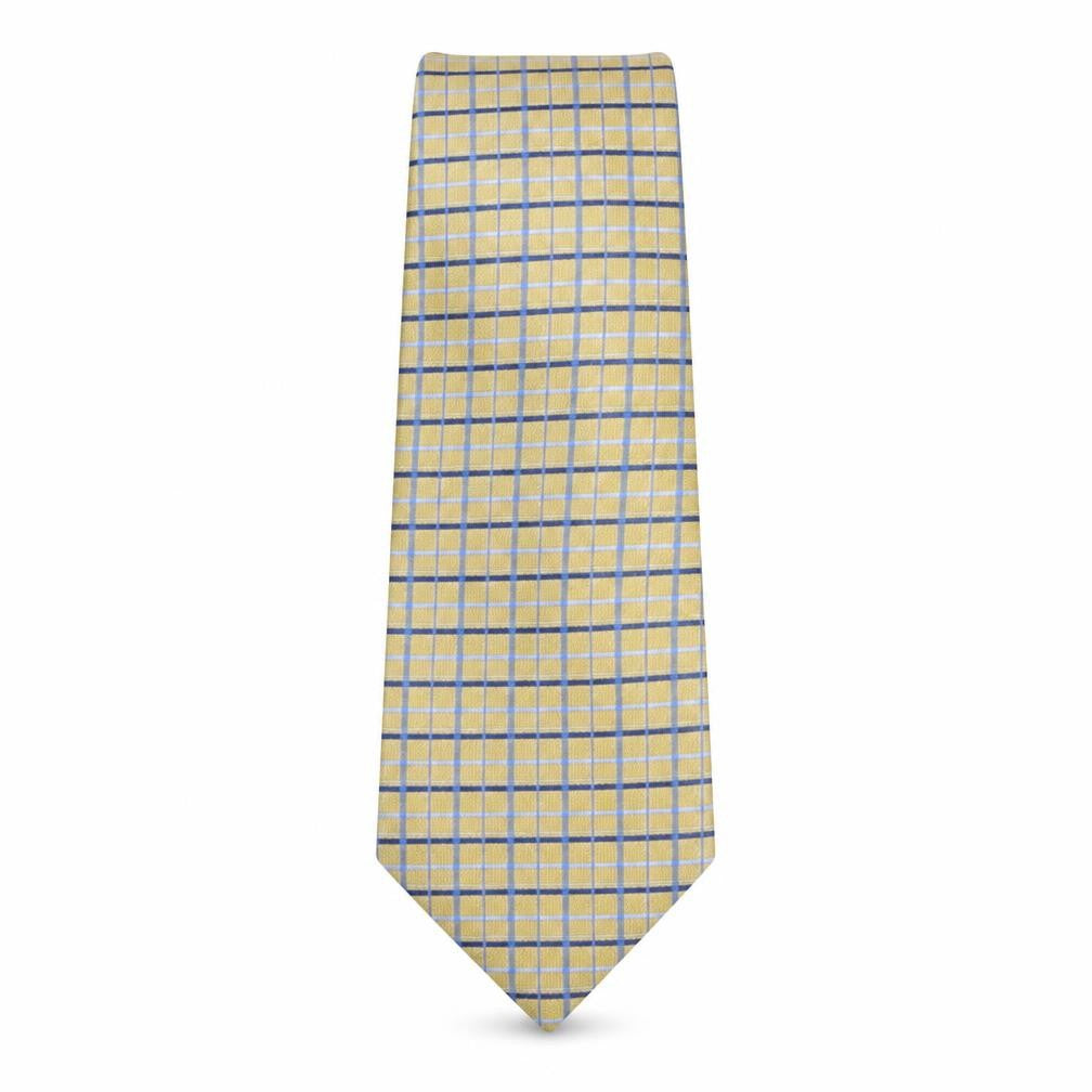 Van Girls  Mens Multicoloured Plaids & Checks Silk Pointed Tie One Size