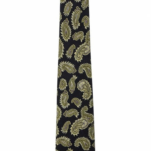 George Arthur Dunn Mens Multicoloured Paisley Silk Pointed Tie One Size