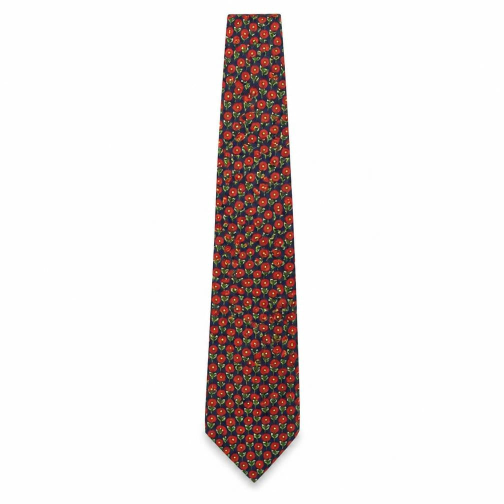 Marks and Spencer Mens Multicoloured Floral Silk Pointed Tie One Size