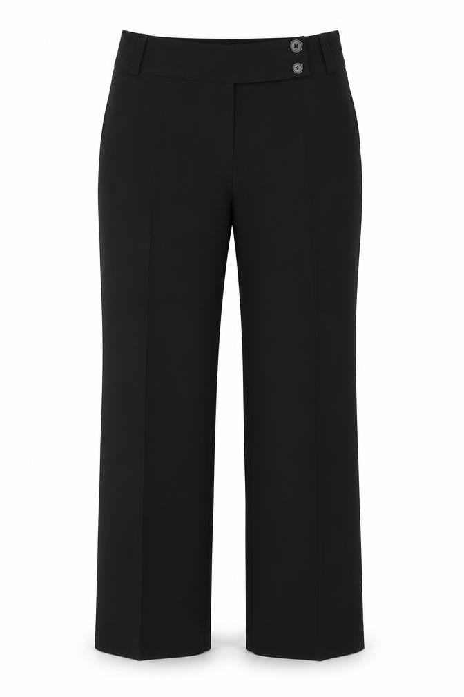 XE Womens Black  Polyester Dress Pants Trousers Size 12 L30 in Regular Zip