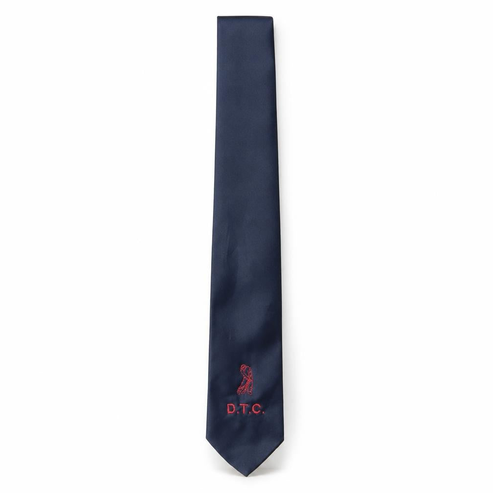 Gold Bear Mens Blue  Polyester Pointed Tie One Size