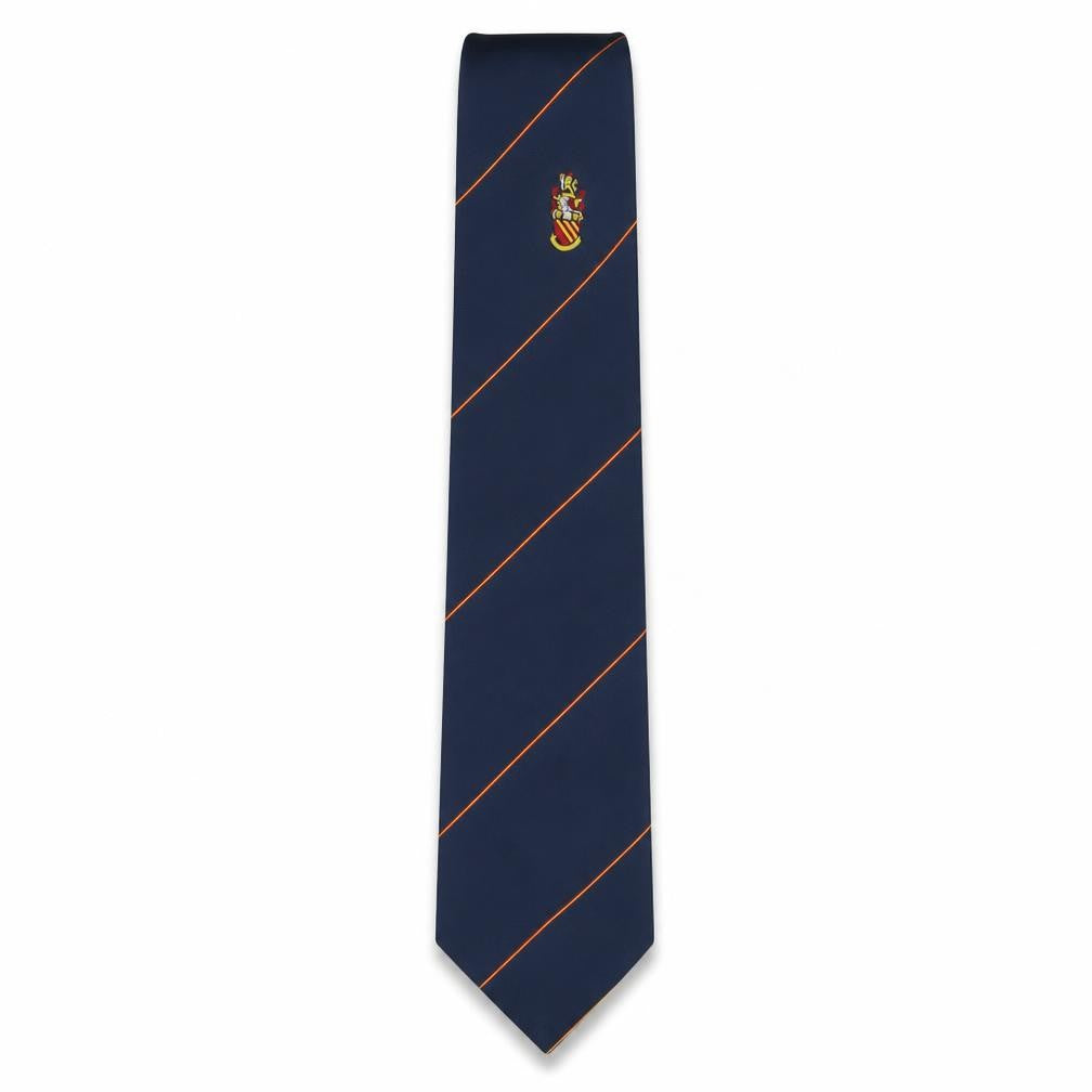 Peter Klinger  Mens Multicoloured Striped Polyester Pointed Tie One Size