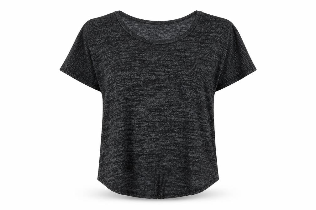 Sparkle & Fade Womens Green  Polyester Jersey T-Shirt Size S Round Neck