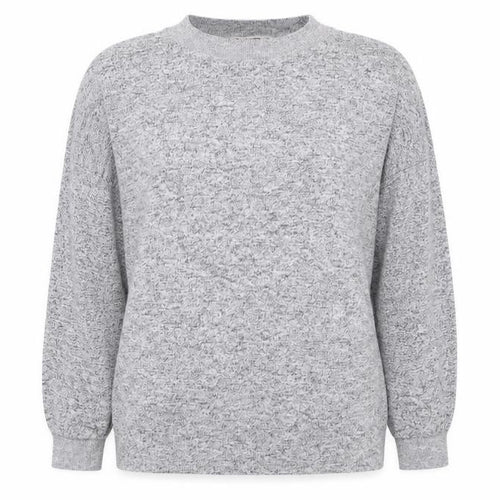 Pull&Bear Womens Grey Crew Neck  Polyester Pullover Jumper Size M