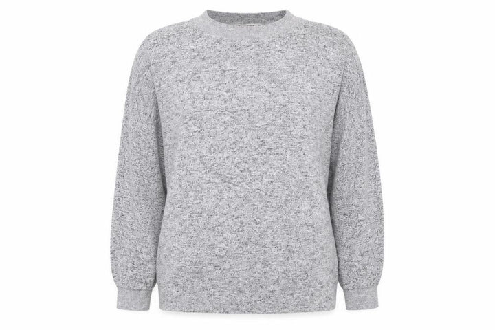 Pull&Bear Womens Grey Crew Neck  Polyester Pullover Jumper Size M