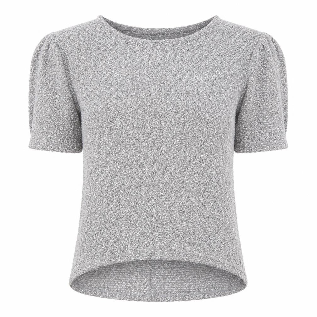 New Look Womens Grey Round Neck  Polyester Pullover Jumper Size 10