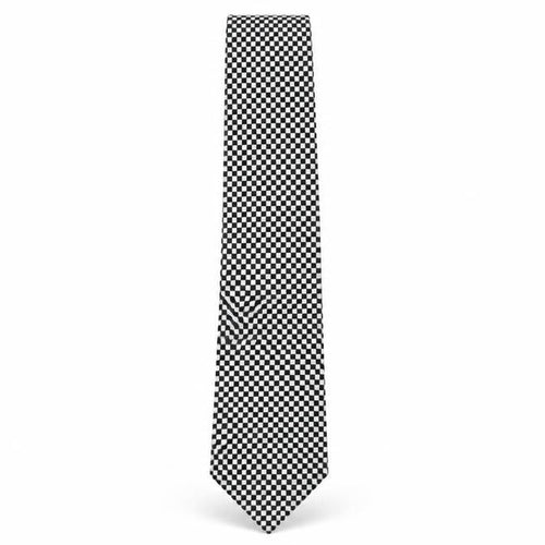 Michelsons  Mens Multicoloured Plaids & Checks Polyacrylate Fibre Pointed Tie One Size