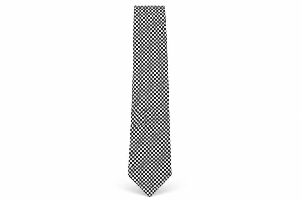 Michelsons  Mens Multicoloured Plaids & Checks Polyacrylate Fibre Pointed Tie One Size