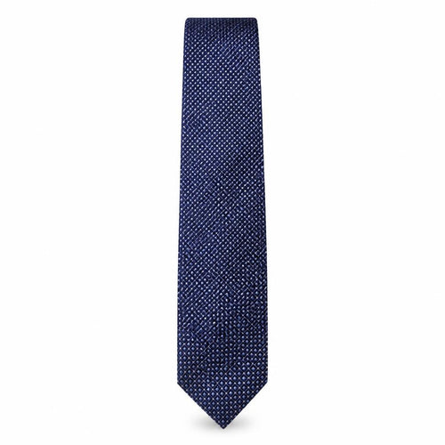 US Polo Assn. Mens Blue Plaids & Checks Silk Pointed Tie One Size