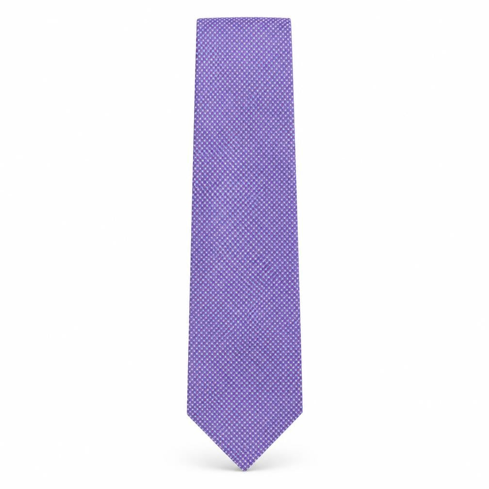Front view of Faramman men’s multicoloured grenadine silk pointed tie one size