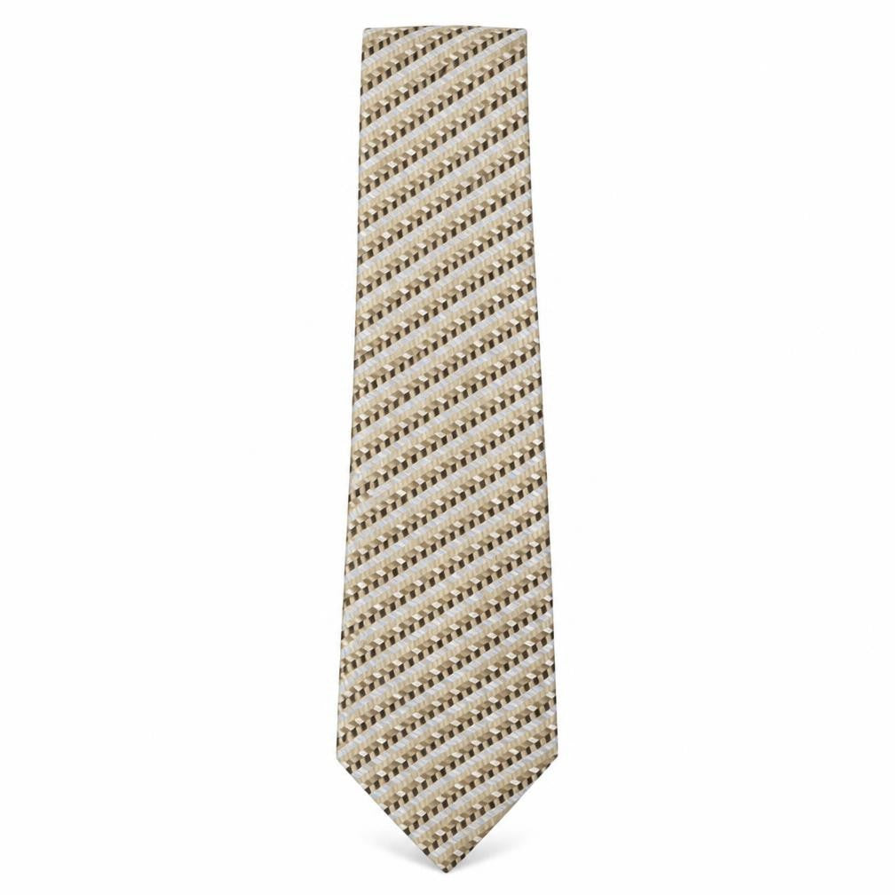 Front view of Marks & Spencer men’s multicoloured geometric polyester pointed tie one size