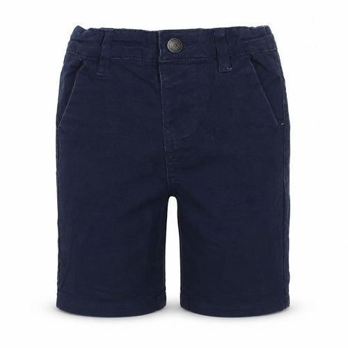 Primark Boys Blue  Cotton Cropped Trousers Size 12-18 Months  Button