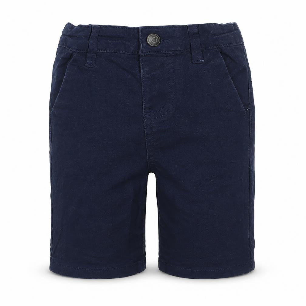 Primark Boys Blue  Cotton Cropped Trousers Size 12-18 Months  Button