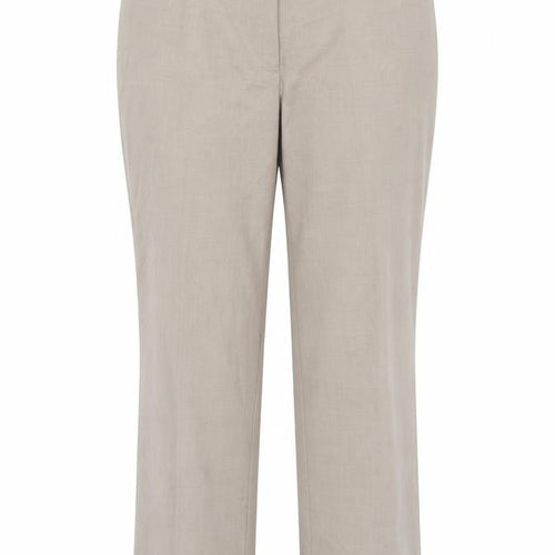 Atelier Gardeur Womens Beige  Polyester Trousers  Size 14 L27 in Regular Zip