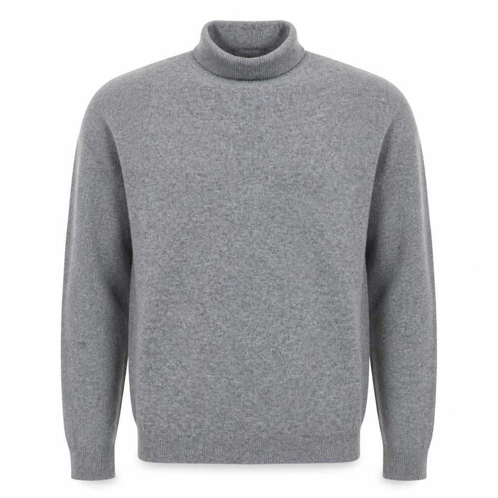 Topman Mens Grey Roll Neck  Polyester Pullover Jumper Size M