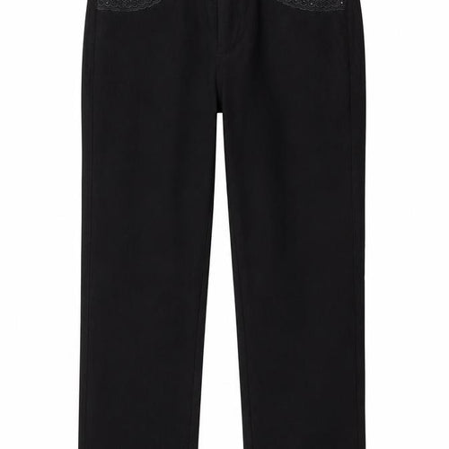 Claudia.c Womens Black  Cotton Jegging Jeans Size 10 L24 in Regular Button
